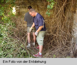 Ein Photo von der Entstehung