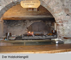 Der Holzkohlengrill