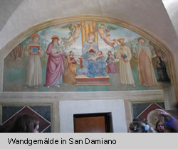 Wandgem&auml;lde in San Damiano