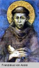 Giovanni Cimabue (um 1240 - 1302): Fresko in der Unterkirche der Basilika S. Francesco in Assisi